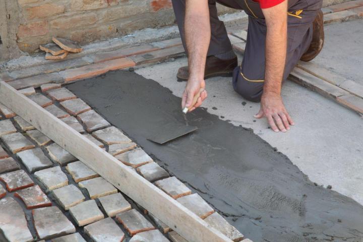 Travaux d’aménagement extérieur.