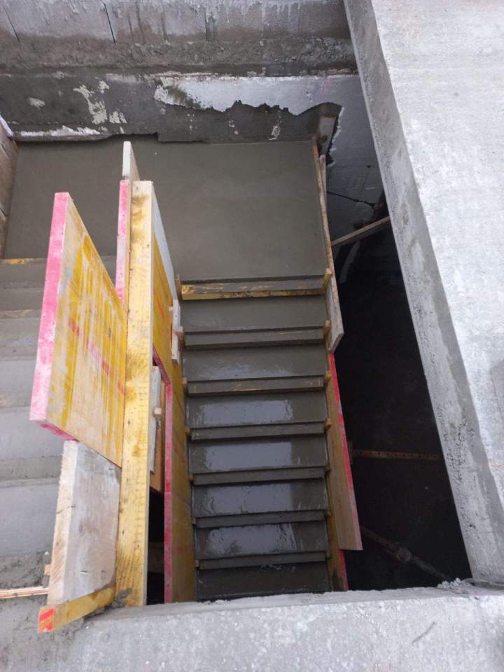 Escalier béton armé